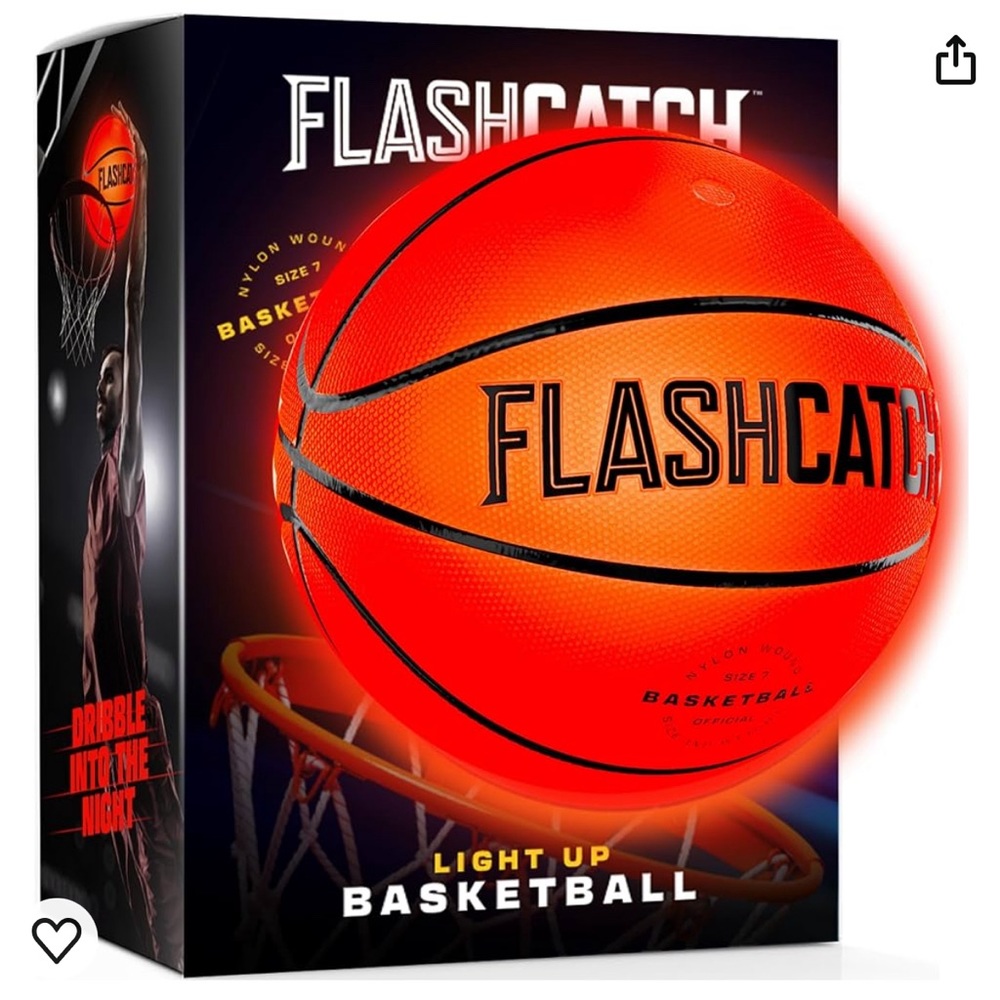 Flashcatch light up basketball